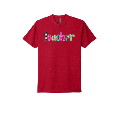Teacher Neon & Checkered