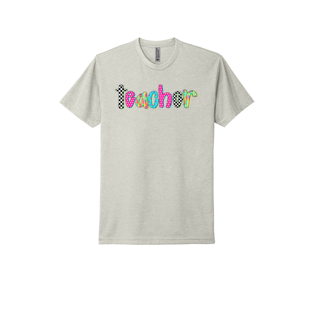 Teacher Neon & Checkered
