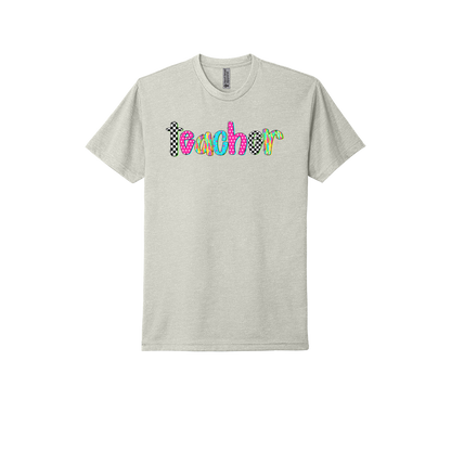 Teacher Neon & Checkered