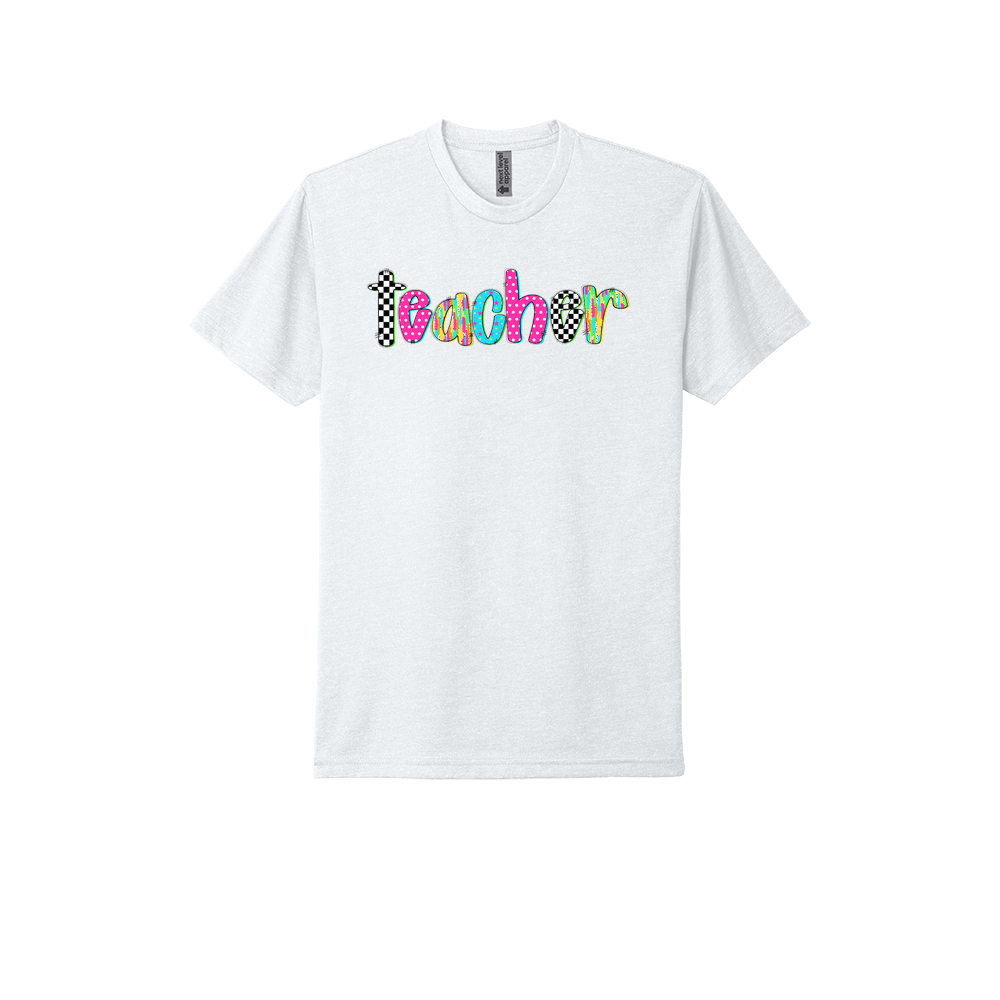 Teacher Neon & Checkered
