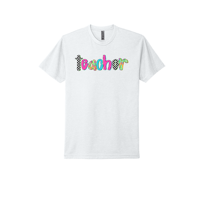 Teacher Neon & Checkered