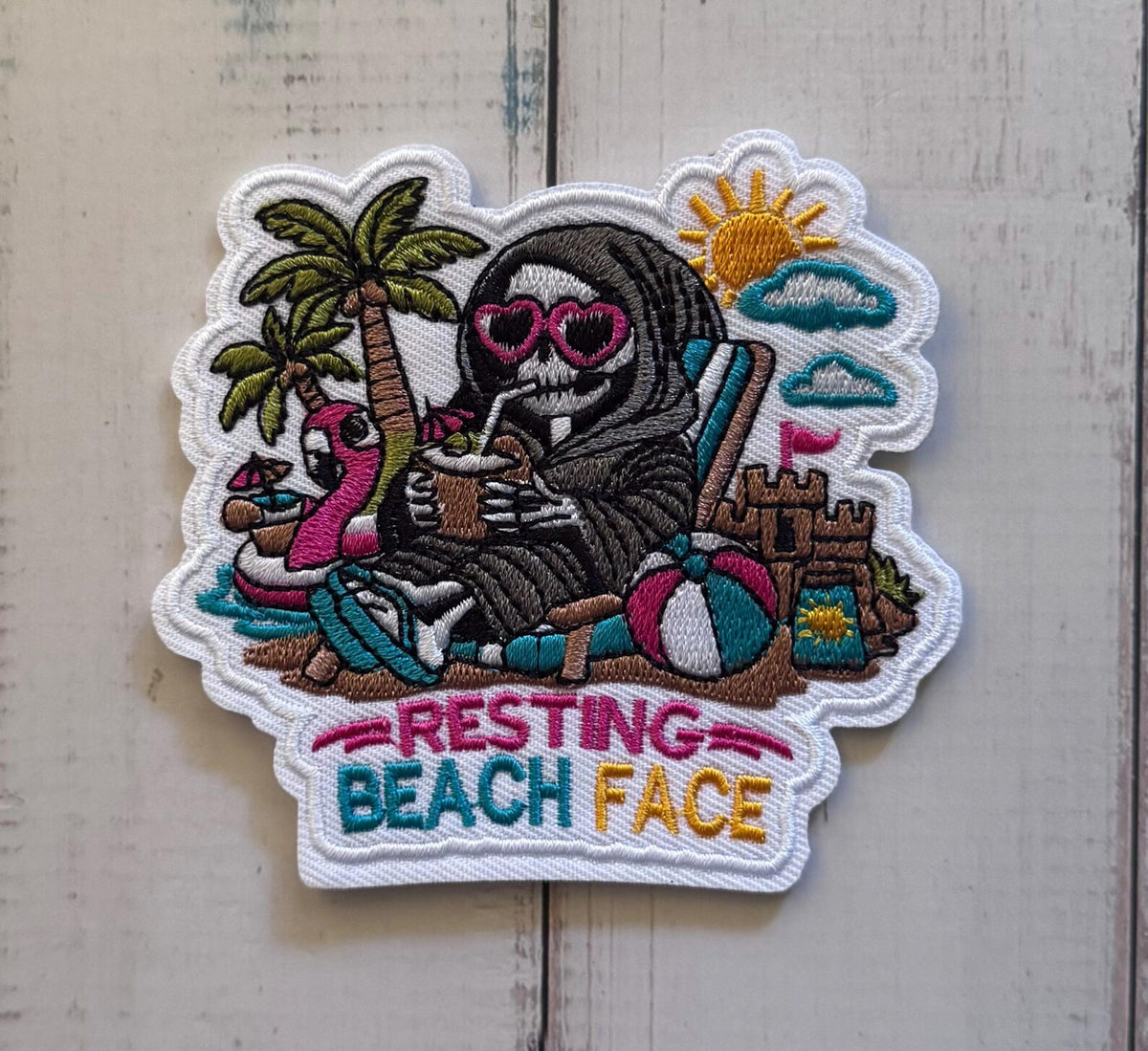 Resting Beach Face Patch
