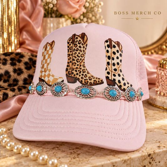 Pink Cowgirl Trucker Hat