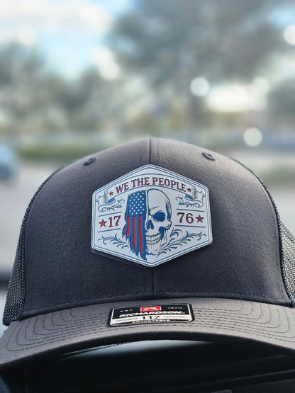 We The People Skull Flag Patch ONLY